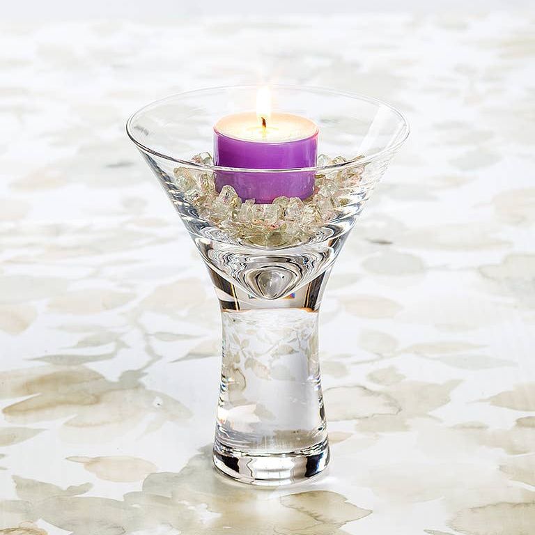 Heavy Sham Martini Glass