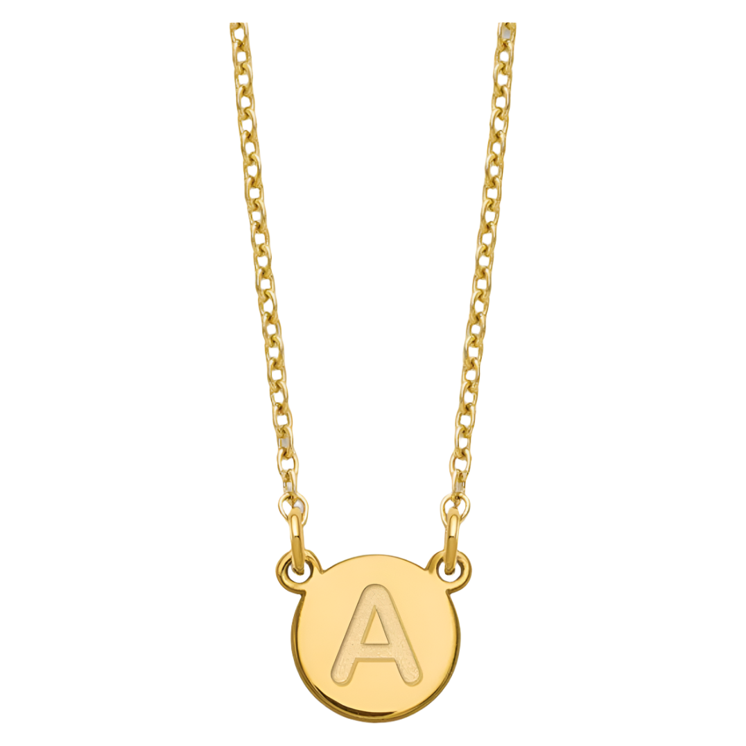 Classic Initial Necklace – Personalized Elegance