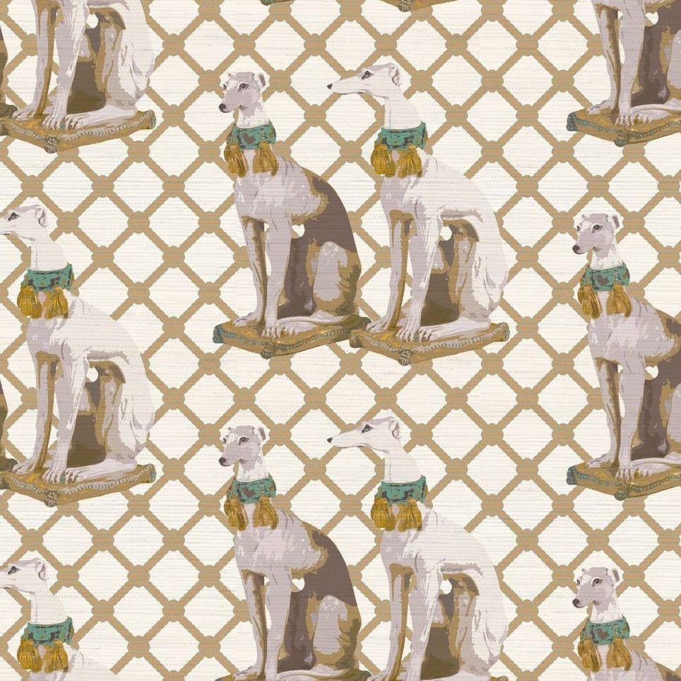 Scalamandré Regal Greyhound Grasscloth– SAMPLES $5.00