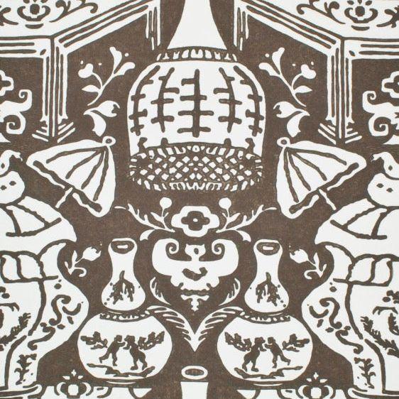 Clarence House-The Vase Wallpaper-SAMPLES $5.00