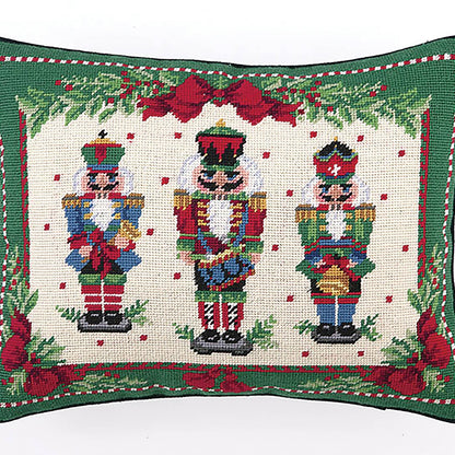 Nutcracker Melody Needlepoint Pillow - Sally Eckman Roberts