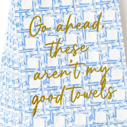 Blue Cane Paper Guest Towel Pack