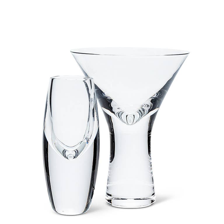 Heavy Sham Martini Glass