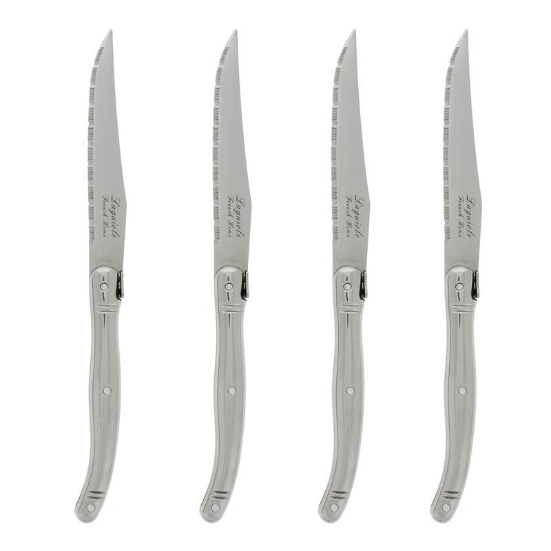 French Home Laguiole Steak Knives – Stainless Steel Handles