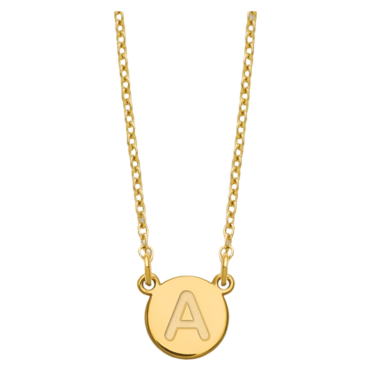 Classic Initial Necklace – Personalized Elegance