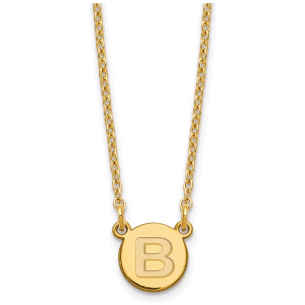 Classic Initial Necklace – Personalized Elegance