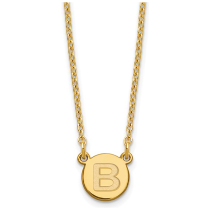 Classic Initial Necklace – Personalized Elegance