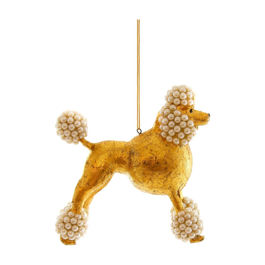 Cody Foster & CO Beaded Gold Poodle