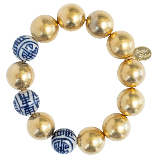 Blue & White Margaret Bracelet