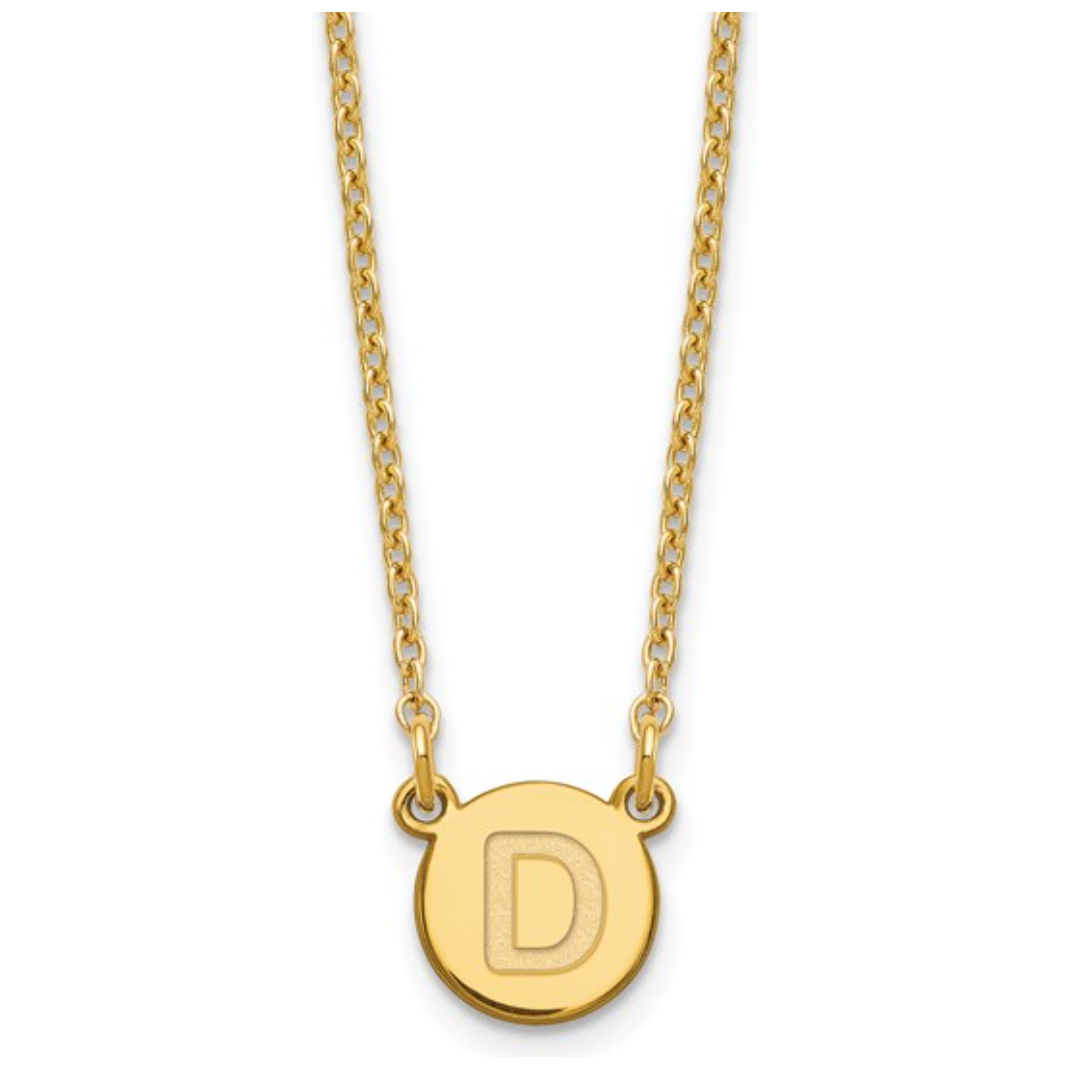 Classic Initial Necklace – Personalized Elegance