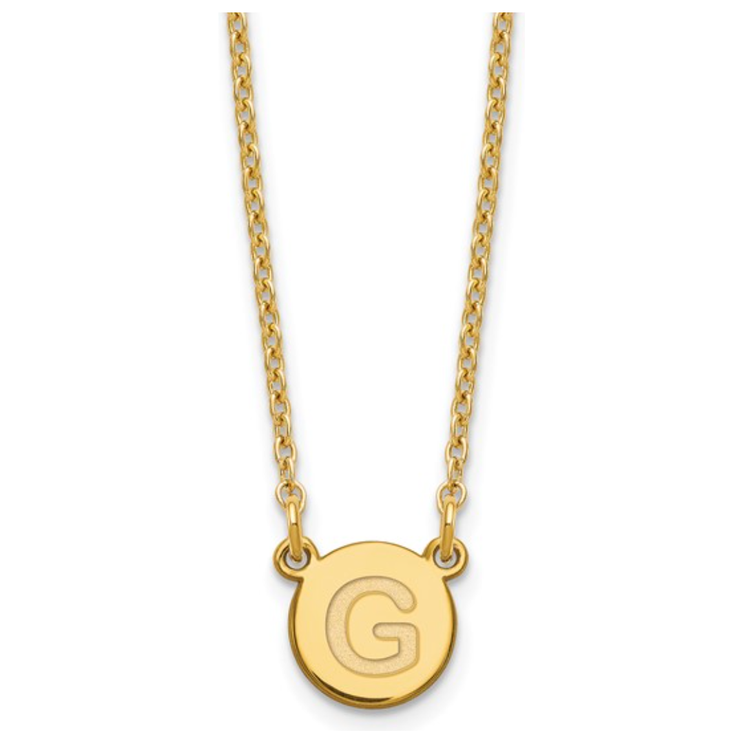 Classic Initial Necklace – Personalized Elegance