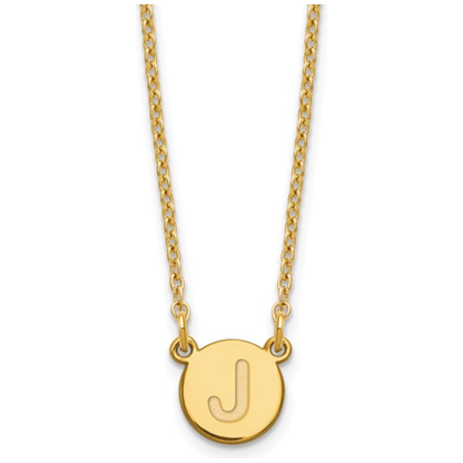 Classic Initial Necklace – Personalized Elegance