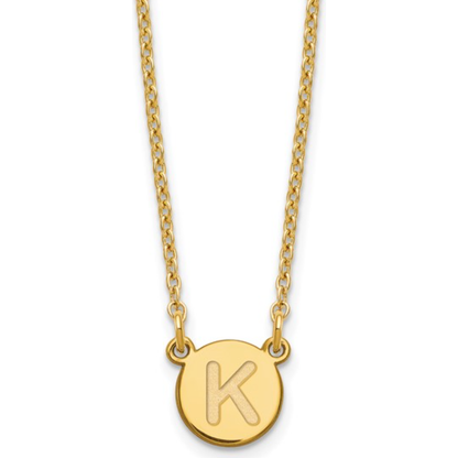 Classic Initial Necklace – Personalized Elegance