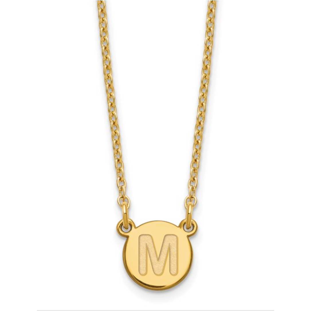 Classic Initial Necklace – Personalized Elegance