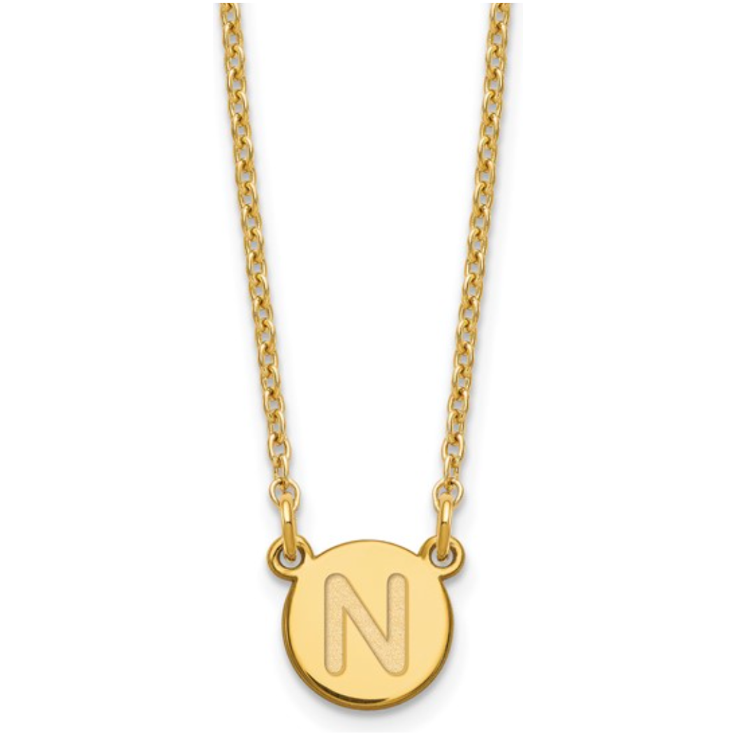 Classic Initial Necklace – Personalized Elegance