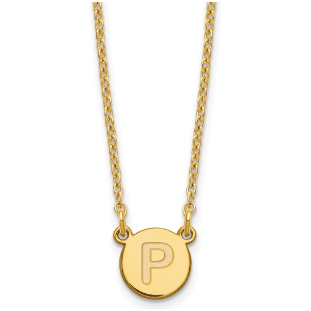 Classic Initial Necklace – Personalized Elegance