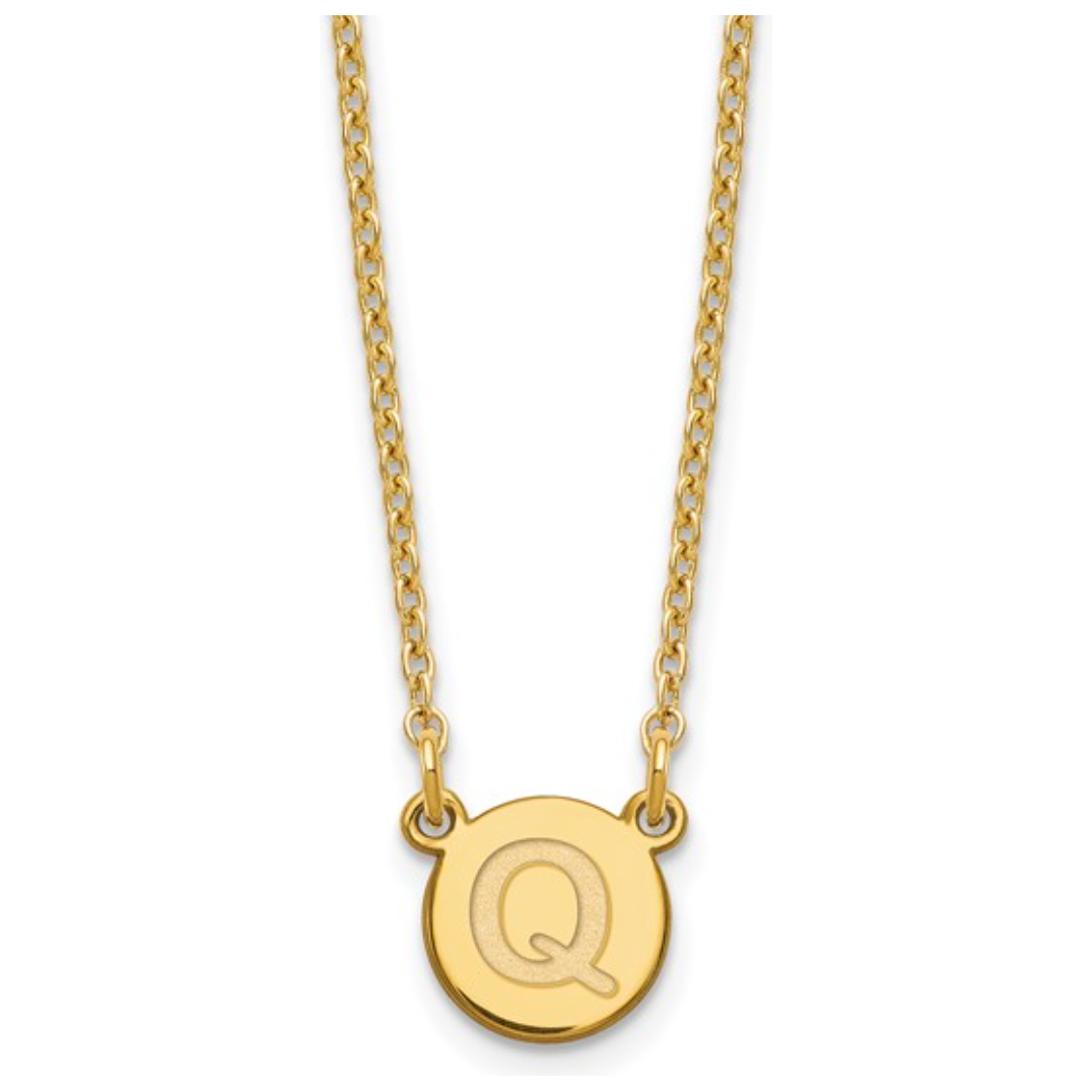 Classic Initial Necklace – Personalized Elegance