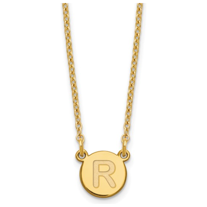 Classic Initial Necklace – Personalized Elegance