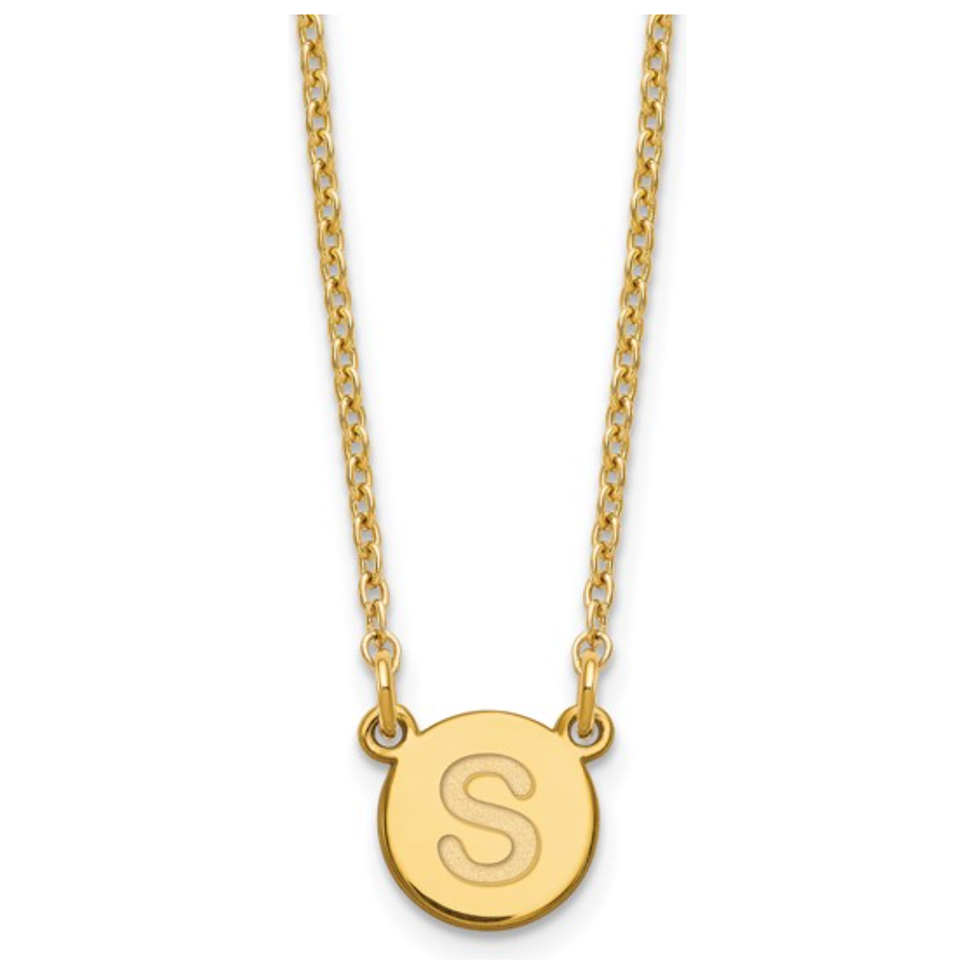 Classic Initial Necklace – Personalized Elegance