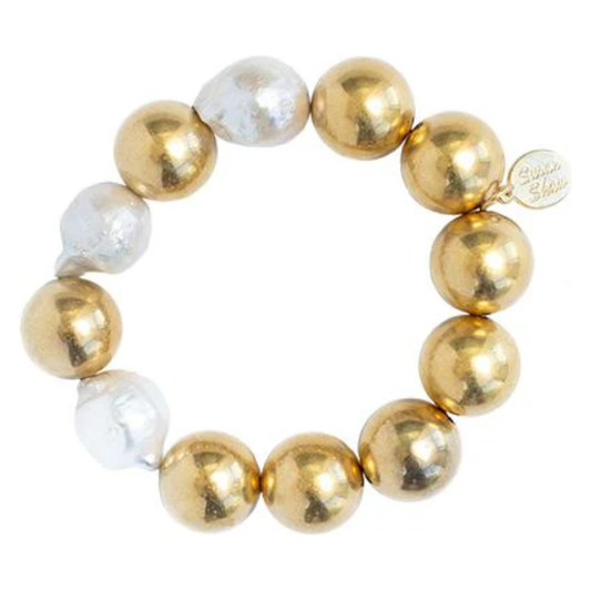 Margaret Baroque Pearl Bracelet