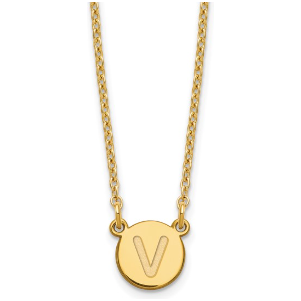 Classic Initial Necklace – Personalized Elegance