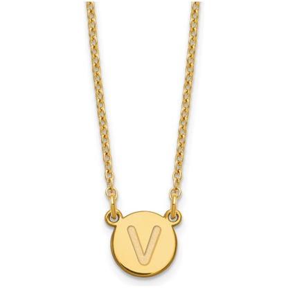 Classic Initial Necklace – Personalized Elegance