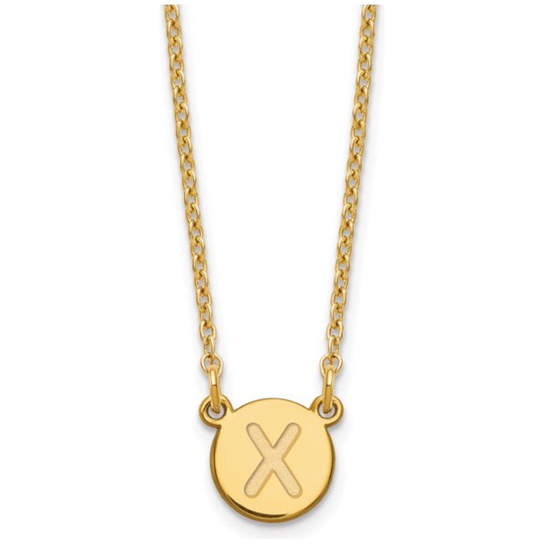 Classic Initial Necklace – Personalized Elegance