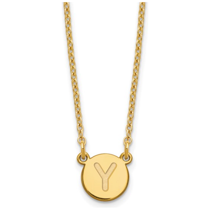 Classic Initial Necklace – Personalized Elegance