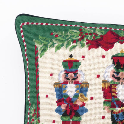 Nutcracker Melody Needlepoint Pillow - Sally Eckman Roberts