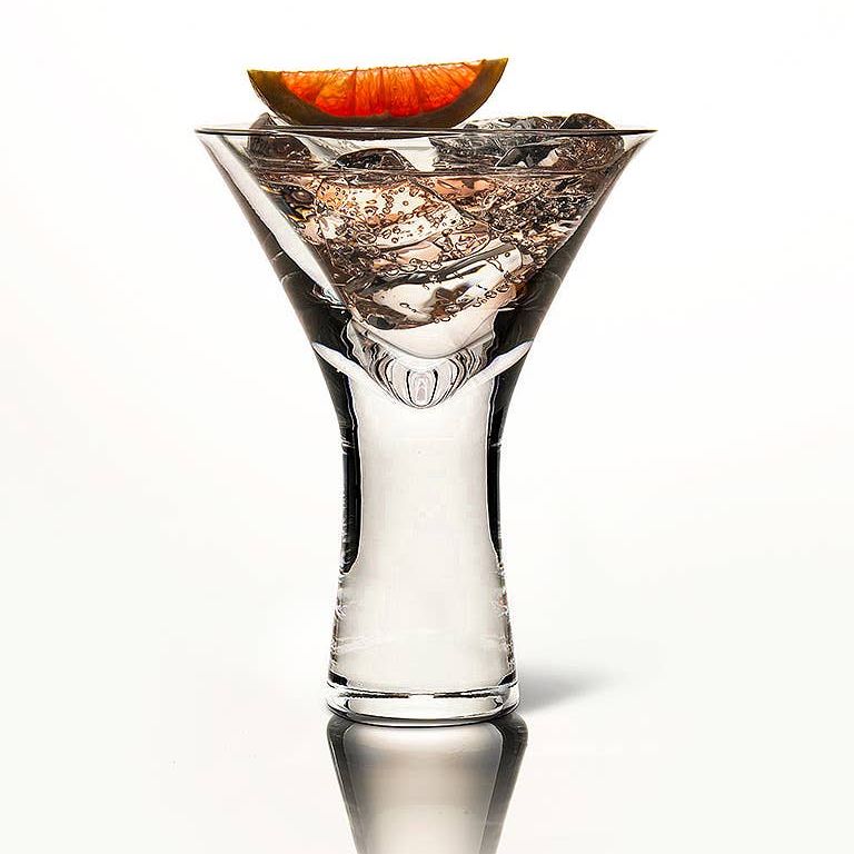 Heavy Sham Martini Glass
