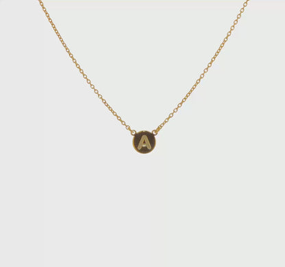 Classic Initial Necklace – Personalized Elegance